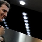 El líder de Ciudadanos, Albert Rivera, en una reciente rueda de prensa.-JOSE LUIS ROCA