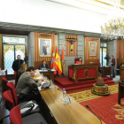La segunda sesión se celebró en el Salón de Plenos del Ayuntamiento de Burgos.-ISRAEL L. MURILLO