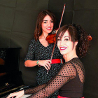 Marta Zapatero (violín) y Rocío Madueño (piano) son el Dúo Mousai.-