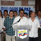 Delegación de las FARC en La Habana.-HO / AFP