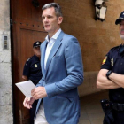 Iñaki Urdangarin a su salida, el pasado miércoles, de la Audiencia de Palma.-BALLESTEROS (EFE)