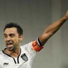 Xavi celebra un gol marcado con su equipo, el Al Sadd de Catar, el pasado 7 de diciembre.-AFP