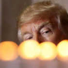 Trump, en el Congreso, este martes, en un acto de conmemoración del Día del Holocausto.-MARK WILSON
