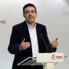 El portavoz de la gestora del PSOE, Mario Jiménez.-JUAN MANUEL PRATS