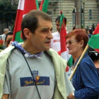 Josu Ternera, en una manifestación aberzale que se celebró en Bilbao en noviembre de 2002.-RAFA RIVAS (AFP)