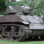 Tanque M-5 de la Segunda Guerra Mundial.-