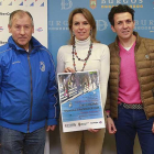 Félix Novoa, Lorena de la Fuente y Juan Carlos Higuero presentaron ayer la carrera-Raúl G. Ochoa