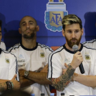 Messi expone, como capitán de Argentina, el boicot a los periodists que seguirán los jugadores de la selección.-NATACHA PISARENKO