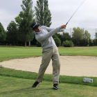 Alfredo García, vencedor del torneo, durante un momento de su concurso.-PGA