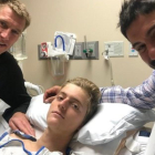 Adrien Costa, en el hospital-HAGENS BERMAN TEAM
