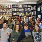 Miembros de la asociación, durante el acto de fundación.-ECB