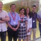 Los ponentes del simposio: Emiliano Bruner, Liu Wu, Wu Xiujie, María Martinón, Yameng Zhang y Bermúdez de Castro.-ECB