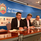 Vicente Marañón, Javier Lacalle y Ángel Martín.-RAÚL G. OCHOA