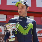 Carlos Barbero en el podio.-