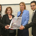 Cristina García, Eva María Peláez, Lorena de la Fuente y Rubén Ramiro.-RAÚL G. OCHOA