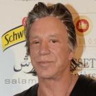 Mickey Rourke, con peluca gris.-GTRES