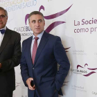 Barbero y Herce presentaron ayer la nueva edición de ForoBurgos en la sede de la Fundación.-RAÚL OCHOA