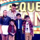 Jesús Vázquez, con los ganadores de 'Pequeños gigantes'.-Foto: MEDIASET