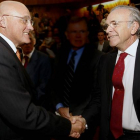 Oliu y Fainé, en el 2008.-EFE / SERGIO BARRENECHEA