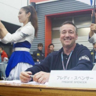 Freddie Spencer, en un acto en Motegi (Japón), en el 2013.-MIRCO LAZZARI