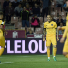 El exbarcelonista Sandro durante el último partido del Málaga ante el Granada.-EFE