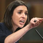 Irene Montero ha acusado al Gobierno de haber "dinamitado todos los puentes" con Catalunya.-JUAN MANUEL PRATS
