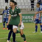 Héctor Figueroa celebra la consecución de un gol con la camiseta del Toledo la pasada temporada-ECB