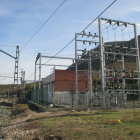 Una de las subestaciones eléctricas de la red ferroviaria en la provincia de Burgos. ADIF