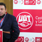 Pablo Dionisio Fraile, reelegido secretario general de UGT en Burgos. TOMÁS ALONSO