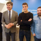 Juan Carlos Pousa, Fernando Gómez, Miguel Cobo y Antonio Arrabal durante la presentación del evento.-