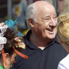 Retrato de Amancio Ortega, fundador de Zara y del Grupo Inditex, este fin de semana en A Coruña.-GTRES