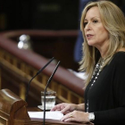 Trinidad Jiménez en el Congreso, en noviembre del 2014.-ARCHIVO / AGUSTÍN CATALÁN