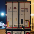 Un camión en la aduana de Burgos procedente de Polonia, el segundo país del que más importación proviene.-RAÚL G. OCHOA