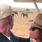 Kiko Matamoros y su esposa Makoke en un safari durante sus vacaciones en Kenia.-MAKOKE (INSTAGRAM)
