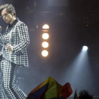 Harry Styles, en el Palau Sant Jordi.-JORDI COTRINA