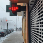 Aranda ha sido la zona con las temperaturas más bajas esta jornada. ECB
