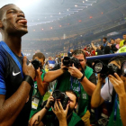 Paul Pogba, tras proclamarse con Francia campeón del mundo en Moscú. /-DARREN STAPLES