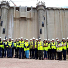 El subdelegado del Gobierno presidió ayer la reunión de la Comisión de Asistencia para informar del estado de las obras de la presa de Castrovido.-ECB