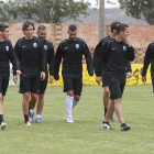 El equipo burgalés realizó la pretemporada de la campaña 2015/16 en Tardajos.-RAÚL G. OCHOA
