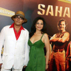 Eduardo Cruz, en el estreno de 'Sahara', junto a su entonces novia, Carmen Moreno.-Foto: JOSE RAMON LADRA