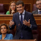Pablo Casado, en el Congreso de los Diputados.-JOSE LUIS ROCA