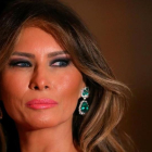 Melania Trump fotografiada en la gala anual de la Cruz Roja en Palm Beach.-CARLOS ABRRIA