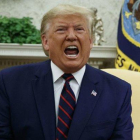 Donald Trump, el presidente de los Estados Unidos.-AP