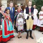 Recepción municipal a los participantes en el Festival de Folclore del año pasado.-Raúl Ochoa