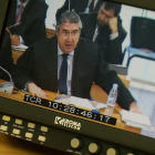 Intervención del abogado de Miguel Blesa, Carlos Aguilar, durante el juicio por las tarjetas opacas de Caja Madrid.-EFE