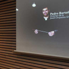 Vegas y Barbero en un momento de la presentación de la IV jornada de foroBurgos.-RAÚL G. OCHOA