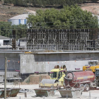Imagen de archivo de las obras de ampliación de la depuradora de Burgos, donde irán a parar las aguas del Alfoz de Burgos.-RAÚL G. OCHOA
