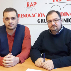 En la imagen, Eusebio Martín (dch) junto a Rubén Moro (izq).-L. V.
