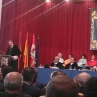 Pérez Mateos, durante su discurso.-ECB