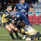 Lance del partido de la primera vuelta entre el VRAC y el UBU Colina Clinic.-EL MUNDO EL DIARIO DE VALLADOLID / J. M. LOSTAU
